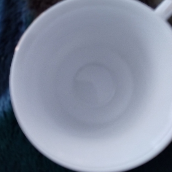 Vintage Chinese Hand-painted Cherry Blossom Teacup and Saucer with Gold Trim - Picture 10 of 16